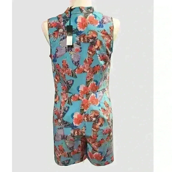 NWT LADIES CYNTHIA ROWLEY BUTTERFLY ROMPER size 6 - Picture 2 of 6